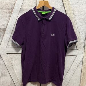 Boss Dark Purple Polo Shirt for Men